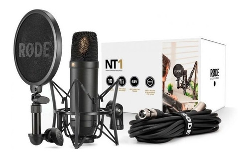 Rode Nt1 Kit Micrófono Condenser Antipop + Soporte + Cable.