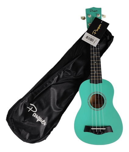 Ukelele Soprano Parquer Para Niños De Madera + Funda Fzu-002