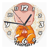 Reloj De Madera Brillante Diseño Buda B14