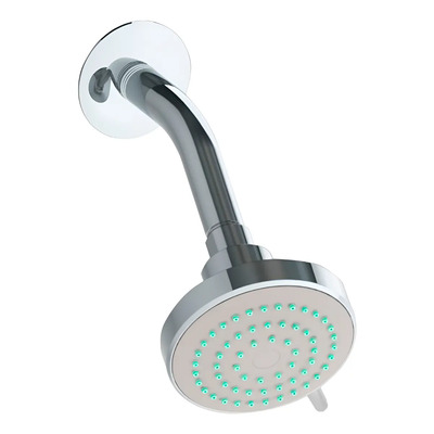 Regadera Con Brazo Y Chapeton Acabado Cromo Dica 4529bl Acabado Cromado Color Plateado