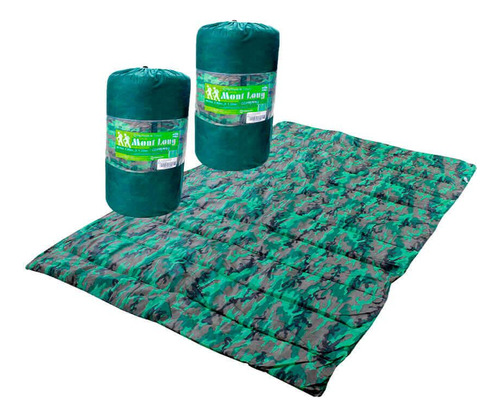 Kit 2 Colchonetes Acampamento Camping Solteiro 190x60 1032