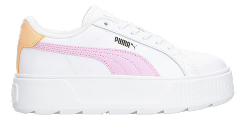 Tenis Puma Karmen L Con Plataforma Blanco Para Mujer Jr