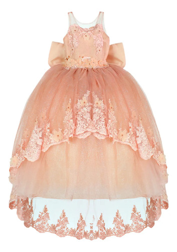 Vestido Elegante Niña Fiesta Boda Cumpleaños Modelo Andy