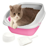 Caja De Arena Sanitaria Baño Arenero Gato Pala Arenero Gatos