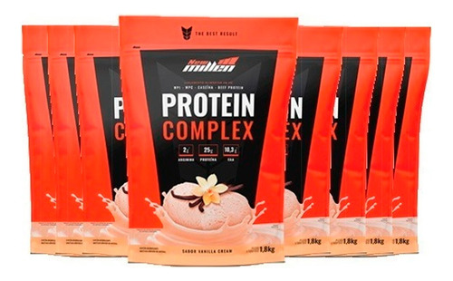 Combo - 8x Protein Complex Premium - 1800g Cada - New Millen