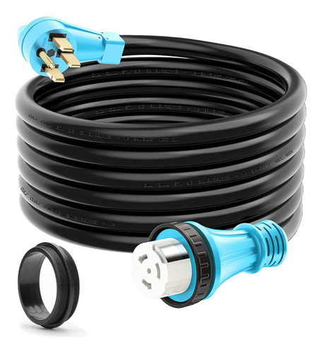 Cable De Generador De 50 Amperios Y 25 Pies Con Conector De 