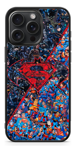 Funda Batman Superman Dc Comics Collage Deluxe 2