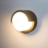 Lámpara De Pared Led Aplica Exterior Impermeable Luz Cálida