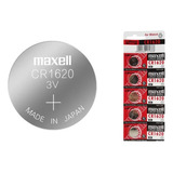 Pack 5 Pilas Maxell Cr1620 Litio 3v Alcalina Japonesa