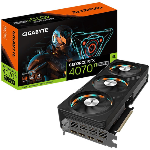 Tarjeta Video Gigabyte Rtx 4070 Ti Super Gaming Oc 16g 16gb