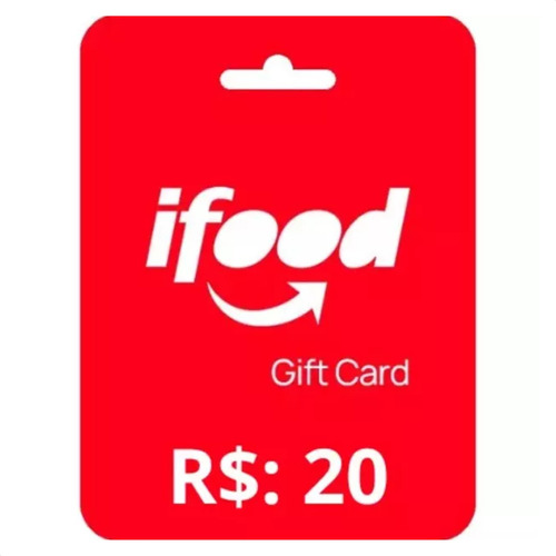 Oferta Gift Card Ifood Cartão Presente- Digital R$ 20 Reais