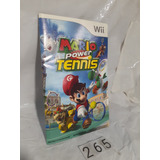 Mario Power Tenis Wii Manual Sin Juego 