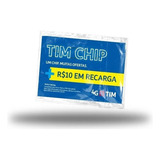 Chip Tim 4g . Pré Pago 10,00 Recarga Ddd Automático