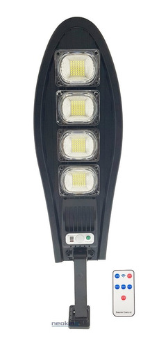 Lampara Solar Led De 80 Watts Con Sensor De Mov, Recargable