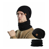 Gorro Bufanda Cuello Unisex Invierno Guantes Termicos Moda