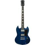 Guitarra Teg340 Sg Azul Elétrica Com Cabo - Thomaz