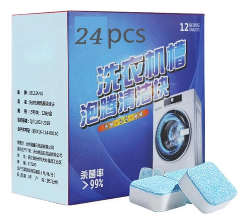 20pcs Máquina De Lavar Roupa Limpeza Efervescente Tablet