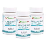 Pack 3 Magnesio Citrato 500mg 270capsulas 100%natural