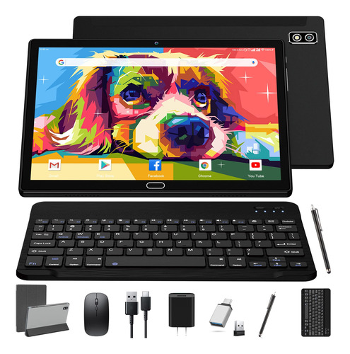 Tableta Android 10 4g+teclado+128 Gb+13 Mp+gps+bluetooth