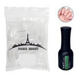 Kit Soft Gel 50 Tips Paris Night + Base Kapping 10ml Premium