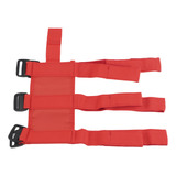 Cinturón De Fijación Rojo Para Extintores De Incendios, Núme