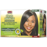 Crema Alisadora African Pride Olive Miracle Relaxer