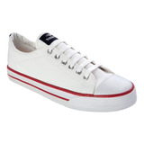 Zapatilla Topper Derby Lona Blanco Unisex