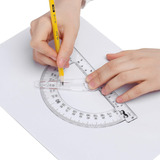 Mr. Pen Protractor, 6 Inches Protractor With Swing Arm, Pack