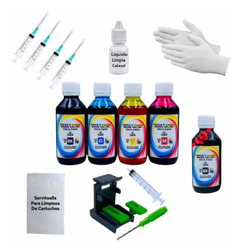 Kit De Recarga Tinta Para Cartucho Canon Pg-145 Cl-146