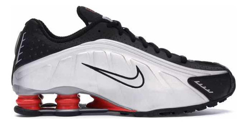 Nike Shox R4 Black Silver Original Talla: 9.5 Usa -  27.5cm