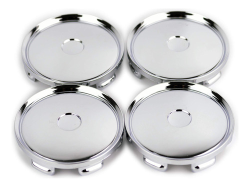 4pcs 68mm/ 64mm Abs Chrome Silver Wheel Center Caps For...