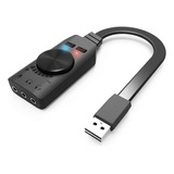 Adaptador Conversor Audio Usb A 3.5mm Mic Y Auriculares - C1