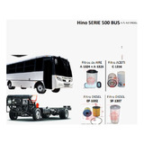 Kit De Filtros Hino Serie 500 Bus 4.7l 4cil Diesel