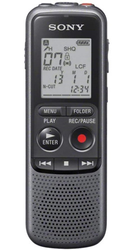 Gravador Sony Icd-px240 4gb Microfone Estéreo Lcd 2.4 Cinza