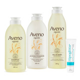 Combo Aveno Gel Baño Infantil + Shampoo + Acond + Hipoglos