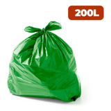 Saco Para Lixo 200 Litros Coleta Seletiva Especial Verde Com
