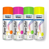 Tinta Spray Tek Bond Fluorescente Super Color Diversos 350ml