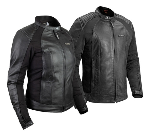 Conjunto Jaqueta Couro Casal Moto Texx Storm Masc Feminino