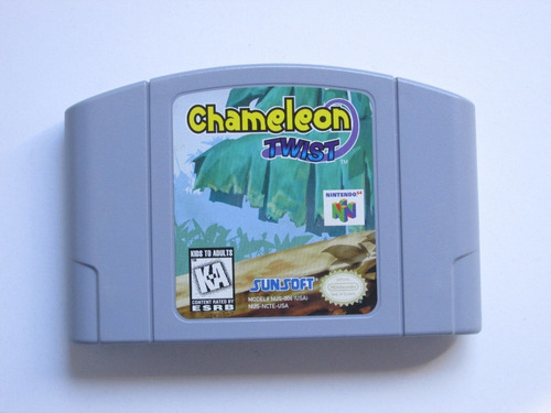 Chamaleon Twist Original Nintendo 64 Ntsc Nus-usa