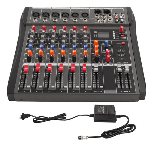 Consola De Placa De Sonido Mixer Profesional Para Transmisió