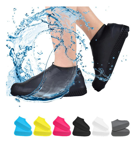 Cubre Zapatos Antideslizante Impermeable Lluvia Silicona
