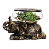 The Nifty Nook New Good Luck Decorativo Gold Antiqued Elepha