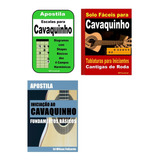  Apostilas  Para  Cavaquinho - Kit 3  Métodos Em Pdf Digital