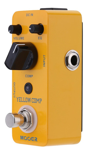 Mooer Yellow Comp Micro - Pedal De Efecto Compresor Óptico 