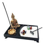 Jardim Zen Altar Buda Hindu Incensário Lótus Chakras Yoga