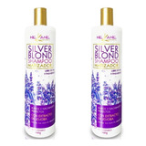 Kit 2 Shampoo Matizador Violeta Silver Nekane 960g Sin Sal