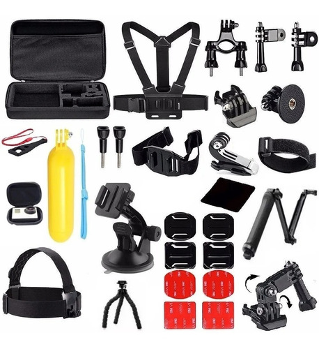 Kit 44 Accesorios Vstarcam Para Gopro Moto Casco Bici Auto