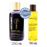 Set Capilar Terramar Shampoo Matizador + Oleo 3 En 1 De 98ml