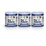 Kit 3 Unidades Pet Delícia Hipercalórica 320g Cães