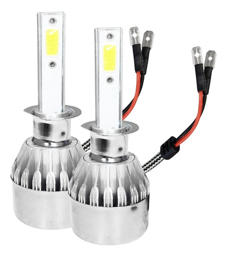 Kit X2 Luces Blancas Cree Led H4 Alta Baja Fiat Fiorino Uno